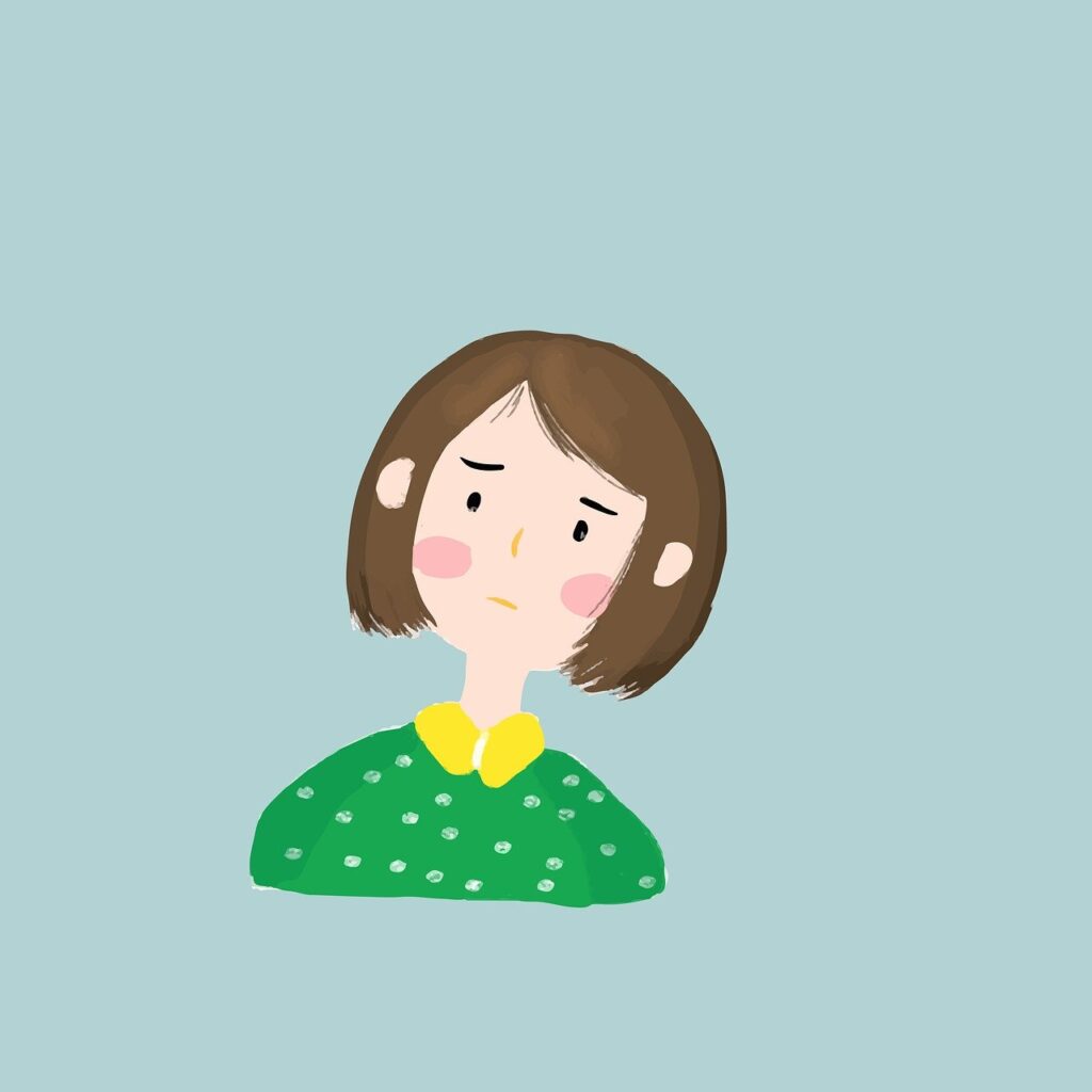 girl, face, short hair