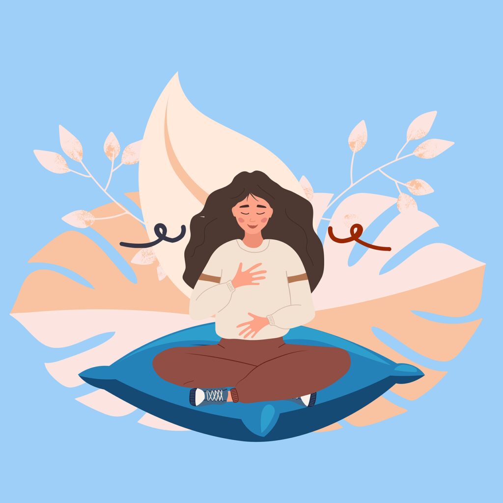 oddychanie pomaga w walce z lękiem przed oceną