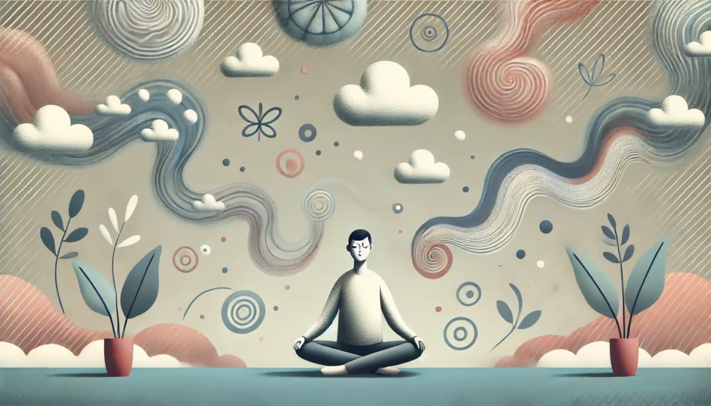 medytacja pomaga w walce z lękiem przed długimi wyrazami