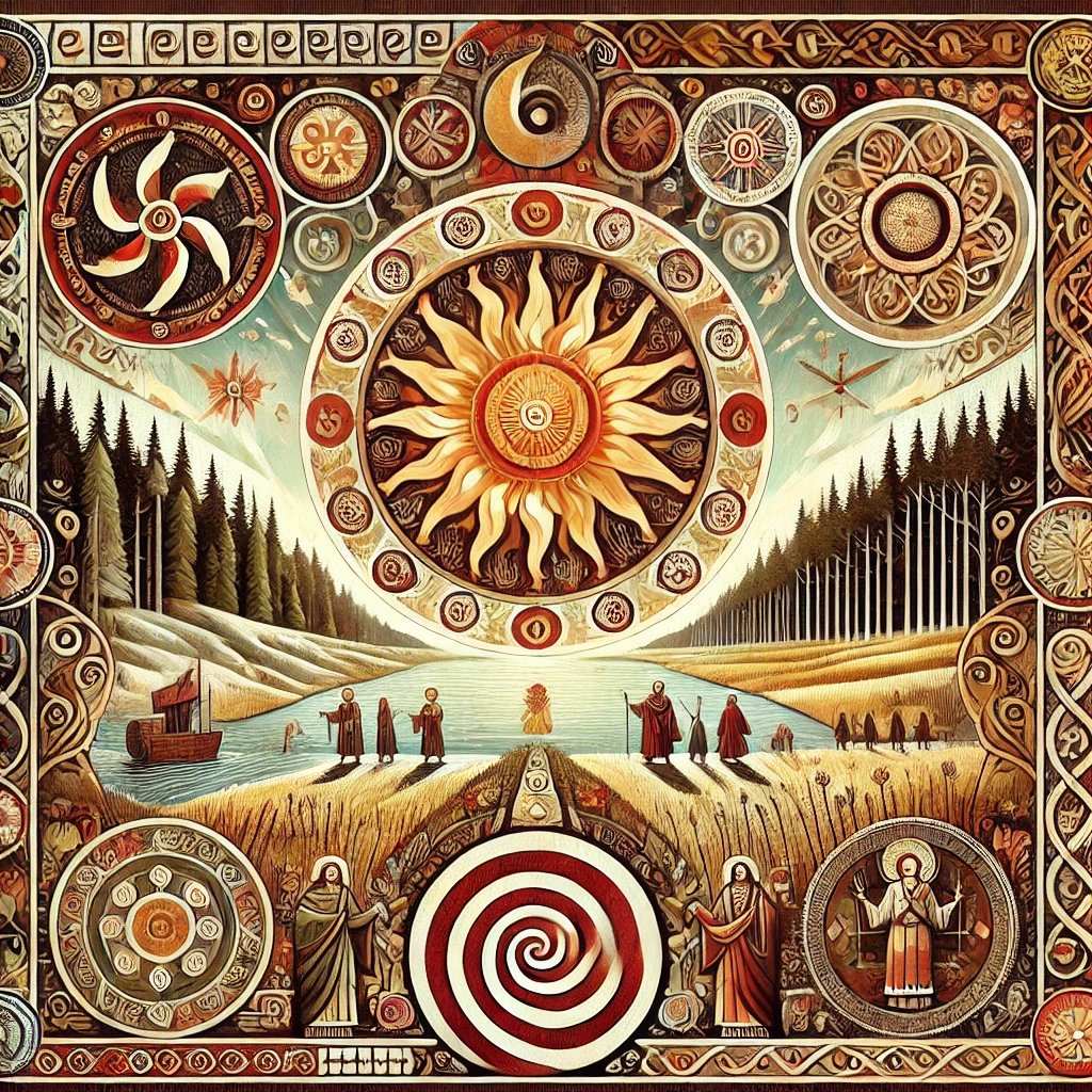 symbolika słońca w kulturach słowiańskich